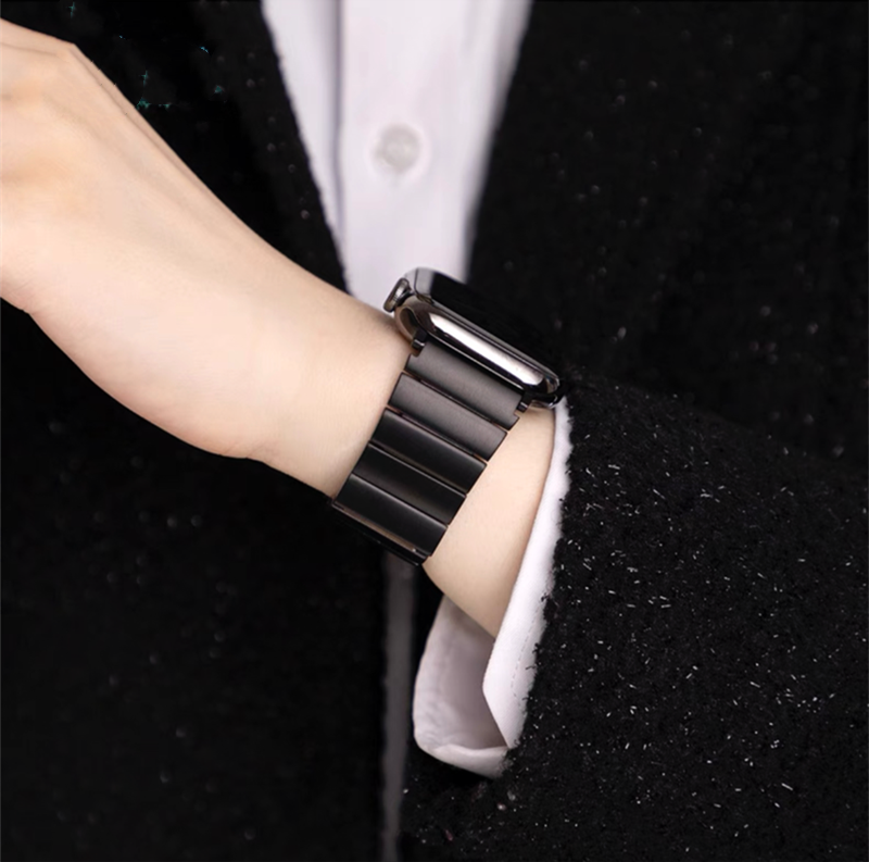 チタン アップルウォッチバンド 工具不要 メンズ apple watchバンド ビジネス GETCASE
