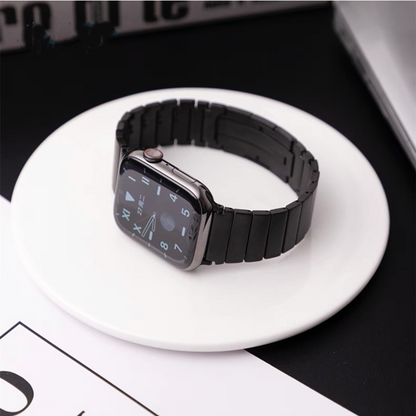チタン アップルウォッチバンド 工具不要 メンズ apple watchバンド ビジネス GETCASE