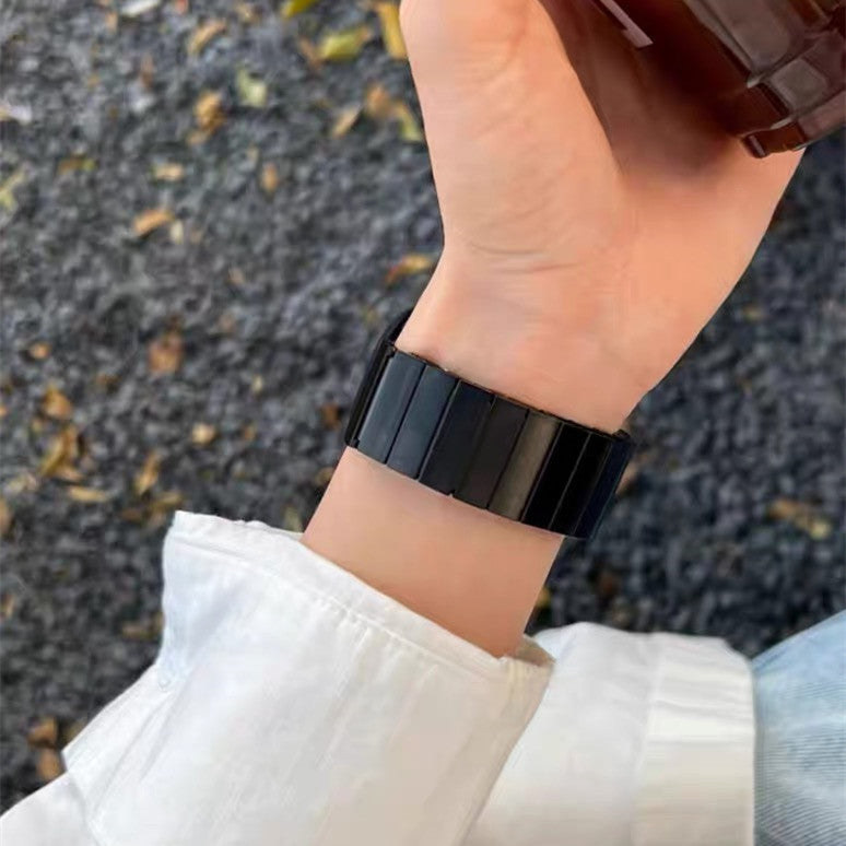 マグネット式 アップルウォッチステンレスバンド 新型S11/Urtal3対応 apple watchバンド メンズ GUESTCASE