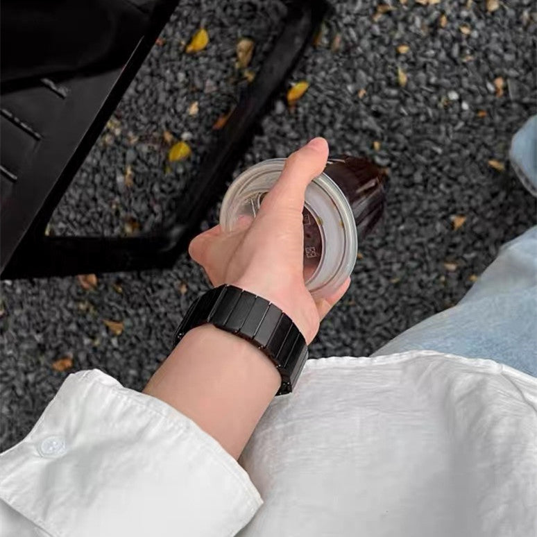 マグネット式 アップルウォッチステンレスバンド 新型S11/Urtal3対応 apple watchバンド メンズ GUESTCASE