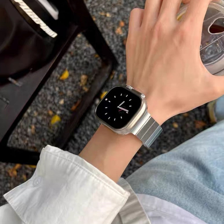 マグネット式 アップルウォッチステンレスバンド 新型S11/Urtal3対応 apple watchバンド メンズ GUESTCASE