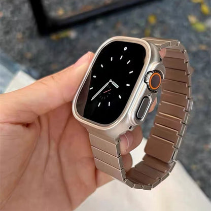 マグネット式 アップルウォッチステンレスバンド 新型S11/Urtal3対応 apple watchバンド メンズ GUESTCASE スターライト 38/40/41/42(Series10/11)mm