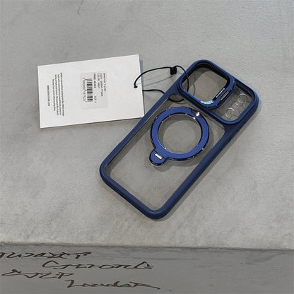 iphone17/17pro ケース スタンド 付き iphone16pro/15 クリアケース magsafe対応 GETCASE