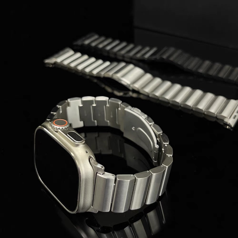 チタン アップルウォッチバンド メンズ 高級 apple watch チタン バンド GETCASE