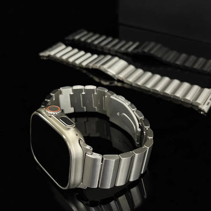 チタン アップルウォッチバンド メンズ 高級 apple watch チタン バンド GETCASE