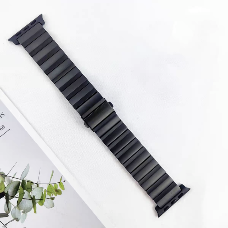 チタン アップルウォッチバンド メンズ 高級 apple watch チタン バンド GETCASE ブラック 38/40/41/42(Series10)mm