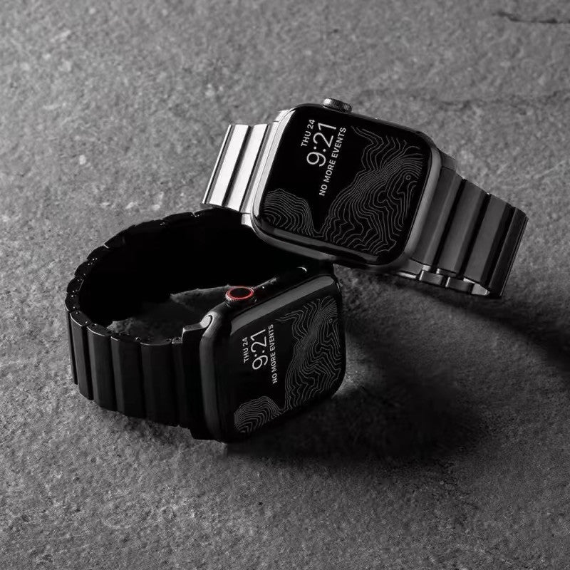 チタン アップルウォッチバンド メンズ 高級 apple watch チタン バンド GETCASE