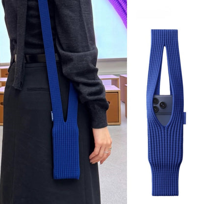 iPhoneポケット スマホバッグ ニット編み込み アクセサリー スマホポーチ 2サイズ展開 guestcase