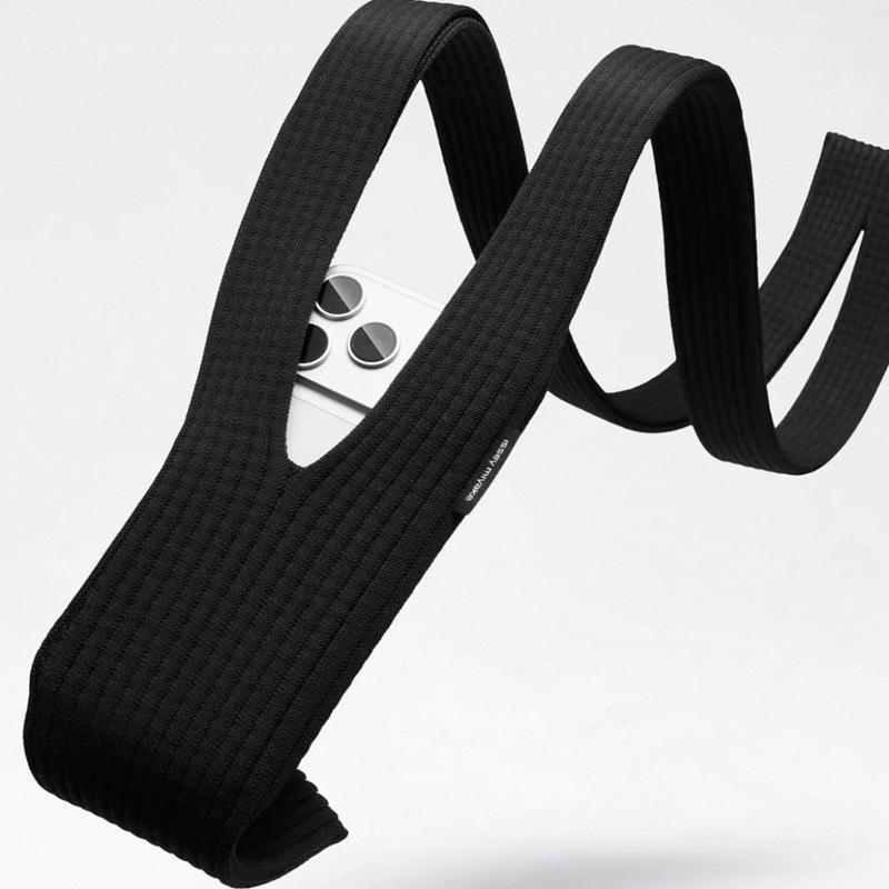 iPhoneポケット スマホバッグ ニット編み込み アクセサリー スマホポーチ 2サイズ展開 guestcase