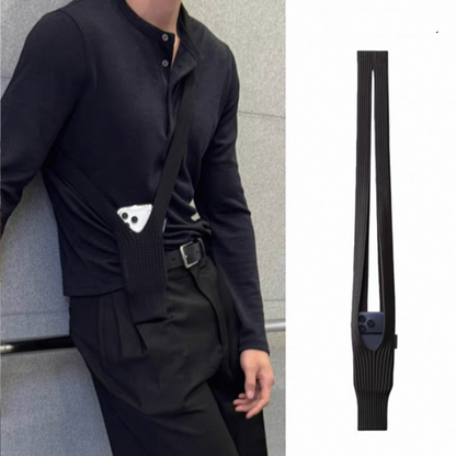 iPhoneポケット スマホバッグ ニット編み込み アクセサリー スマホポーチ 2サイズ展開 guestcase