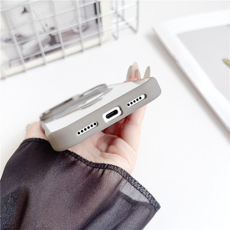 iphone17/17pro ケース スタンド 付き iphone16pro/15 クリアケース magsafe対応 GETCASE