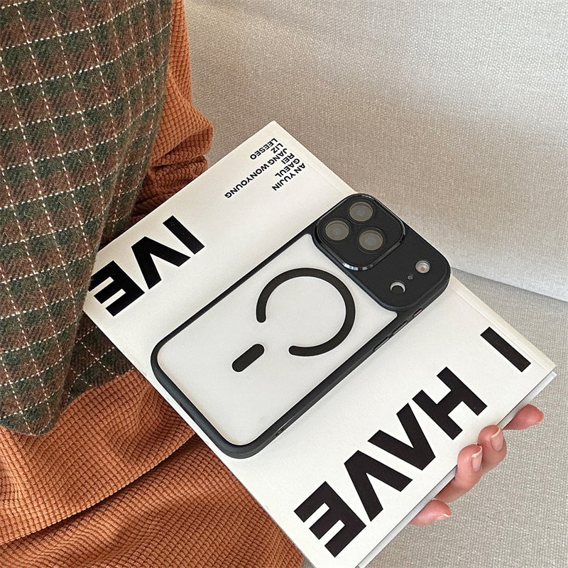 magsafe 対応 ケース クリア iphone17pro/16pro ケース レンズ カバー 付き guestcase