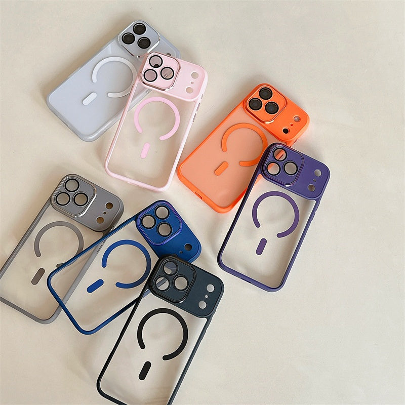 magsafe 対応 ケース クリア iphone17pro/16pro ケース レンズ カバー 付き guestcase