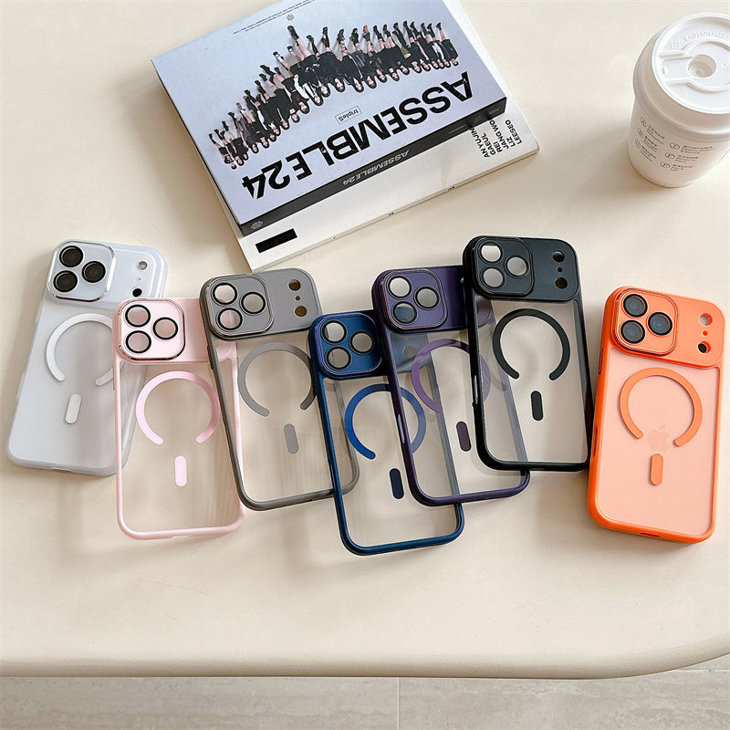 magsafe 対応 ケース クリア iphone17pro/16pro ケース レンズ カバー 付き guestcase