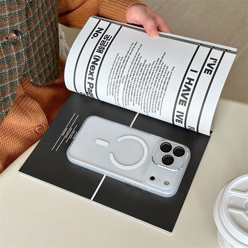 magsafe 対応 ケース クリア iphone17pro/16pro ケース レンズ カバー 付き guestcase