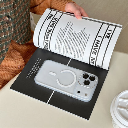 magsafe 対応 ケース クリア iphone17pro/16pro ケース レンズ カバー 付き guestcase