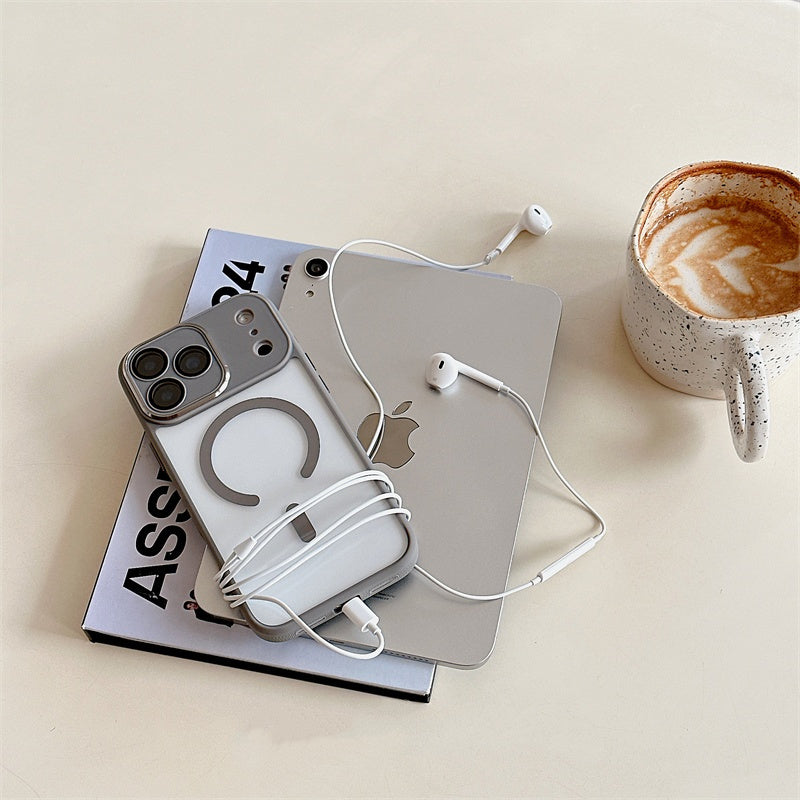 magsafe 対応 ケース クリア iphone17pro/16pro ケース レンズ カバー 付き guestcase