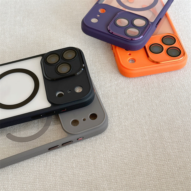 magsafe 対応 ケース クリア iphone17pro/16pro ケース レンズ カバー 付き guestcase