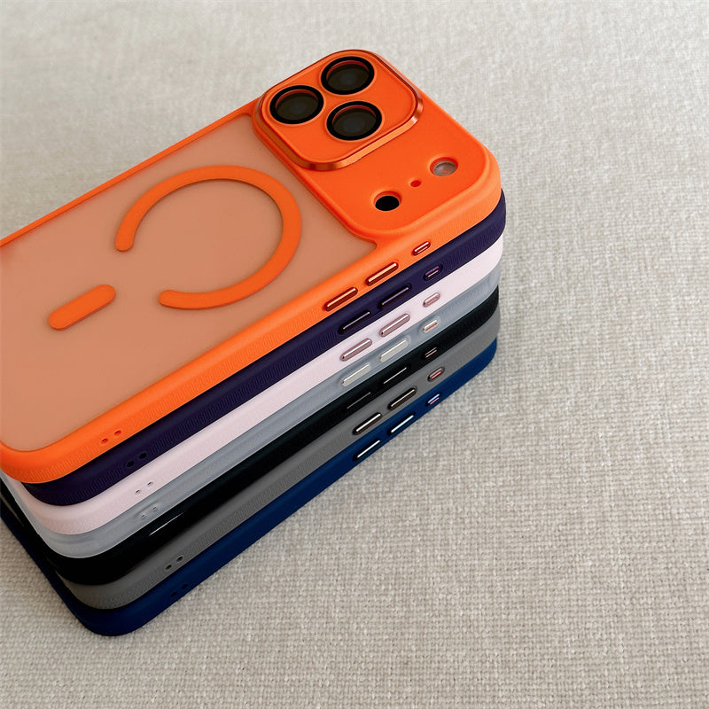 magsafe 対応 ケース クリア iphone17pro/16pro ケース レンズ カバー 付き guestcase