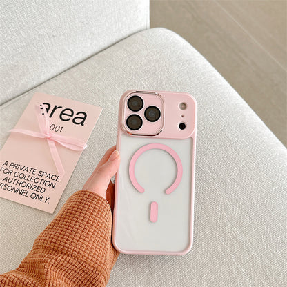 magsafe 対応 ケース クリア iphone17pro/16pro ケース レンズ カバー 付き guestcase