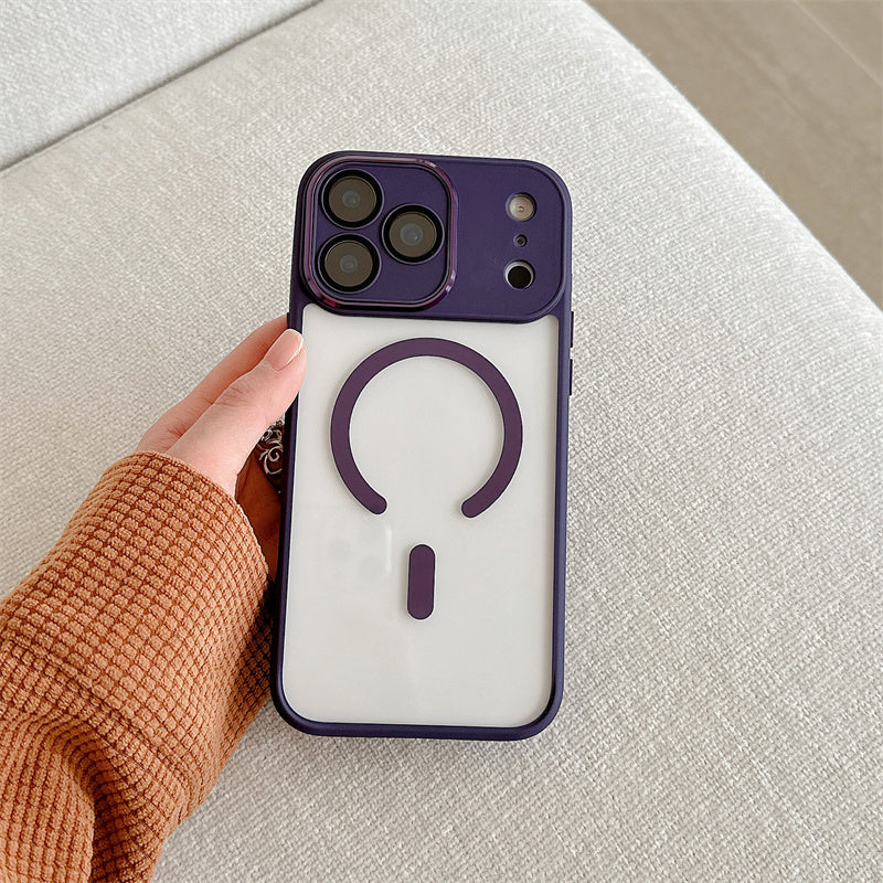 magsafe 対応 ケース クリア iphone17pro/16pro ケース レンズ カバー 付き guestcase