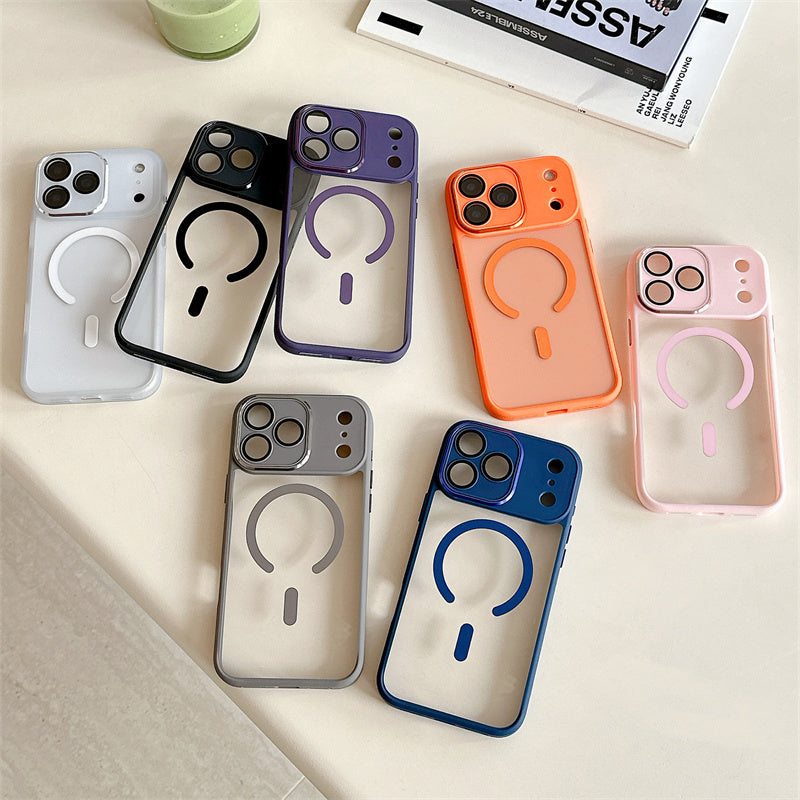 magsafe 対応 ケース クリア iphone17pro/16pro ケース レンズ カバー 付き guestcase