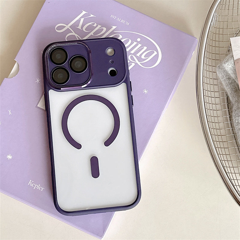 magsafe 対応 ケース クリア iphone17pro/16pro ケース レンズ カバー 付き guestcase