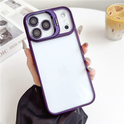 カメラ保護リング付き iphone17/17pro クリアケース 隠れスタンド おしゃれ GUESTCASE