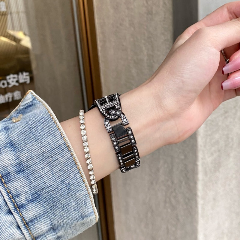 アップルウォッチバンド かわいい キラキラ apple watchバンド S10/S11対応 guestcase