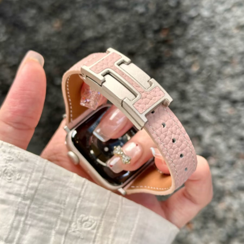apple watch 革 バンド 高級 レディース アップル ウォッチ se3/11 バンド マグネット guestcase