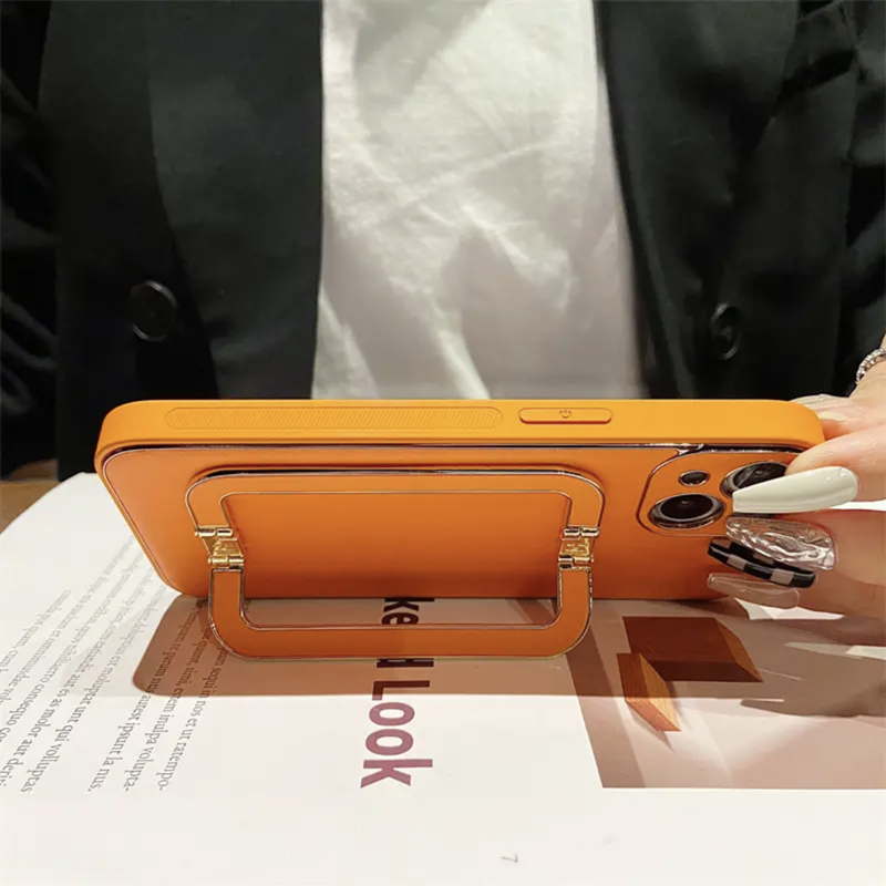 iphone スタンド 付き ケース レザー iphone16/15 ケース シンプル 可愛い GETCASE