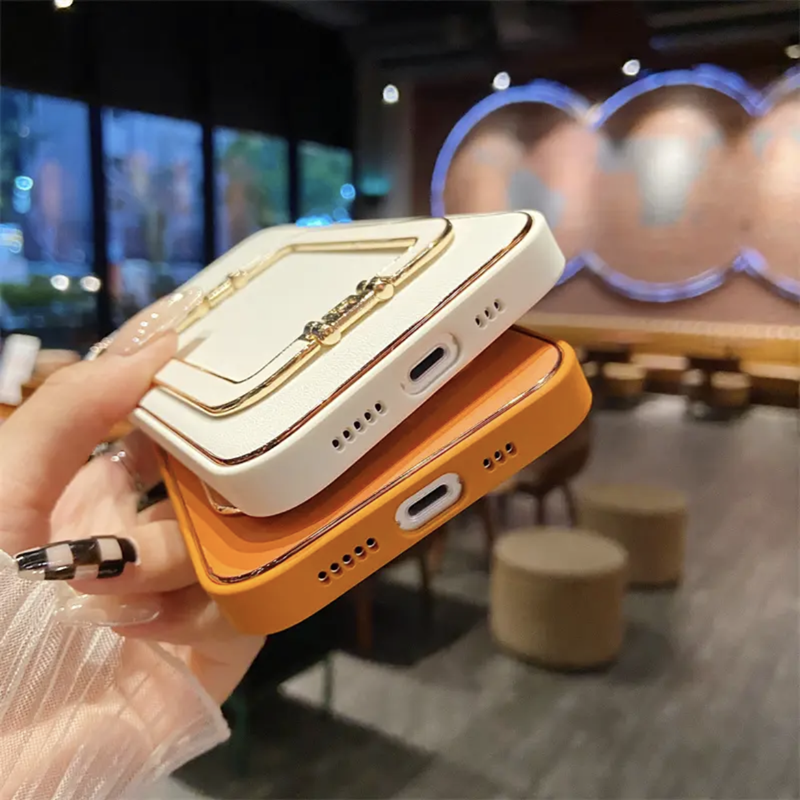 iphone スタンド 付き ケース レザー iphone16/15 ケース シンプル 可愛い GETCASE