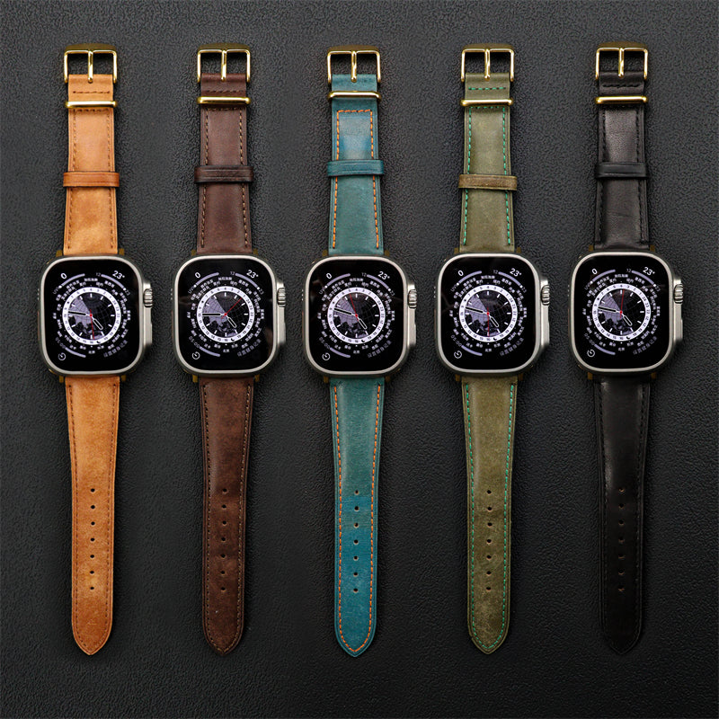 apple watch バンド メンズ 本 革 アップル ウォッチ ウルトラ 3 バンド おすすめ guestcase