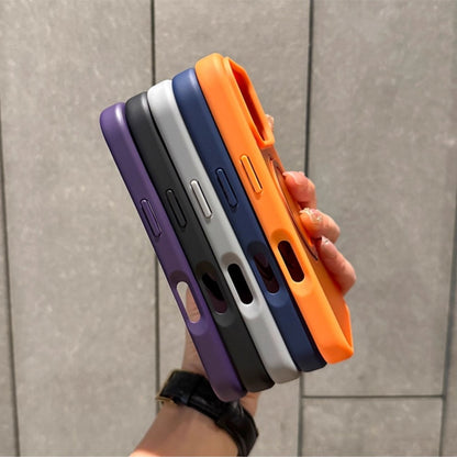 サラサラ感iPhone半透明ケース 滑り止め指紋防止 シンプルiPhone17/17proケース マグセーフ充電 GETCASE