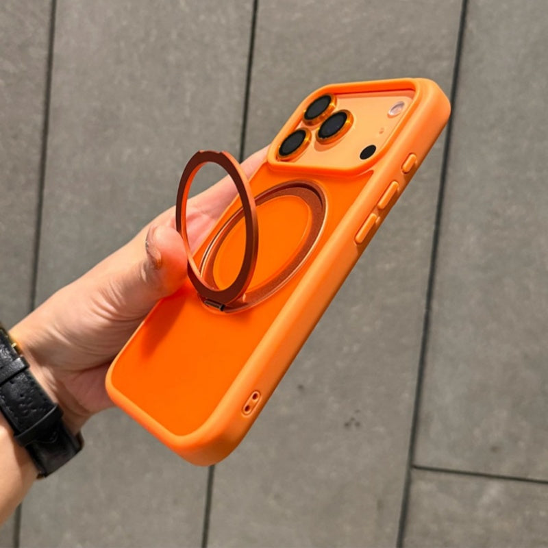 サラサラ感iPhone半透明ケース 滑り止め指紋防止 シンプルiPhone17/17proケース マグセーフ充電 GETCASE