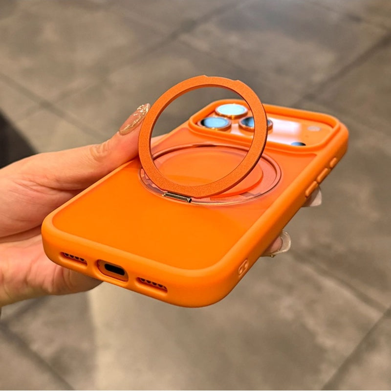 サラサラ感iPhone半透明ケース 滑り止め指紋防止 シンプルiPhone17/17proケース マグセーフ充電 GETCASE