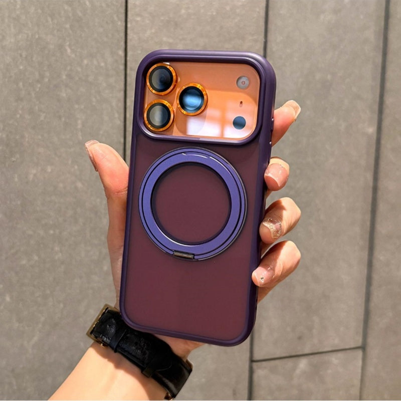 サラサラ感iPhone半透明ケース 滑り止め指紋防止 シンプルiPhone17/17proケース マグセーフ充電 GETCASE