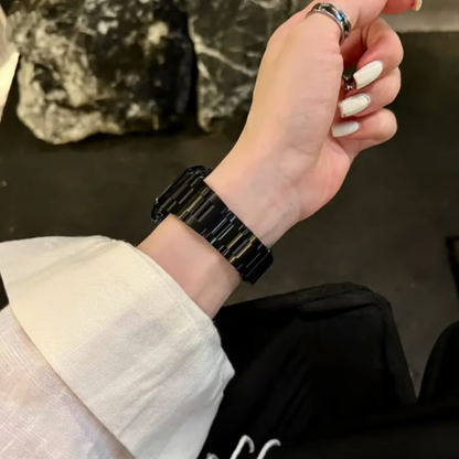 ステンレス アップルウォッチバンド 工具不要で調整可能 apple watchカバー付き guestcase