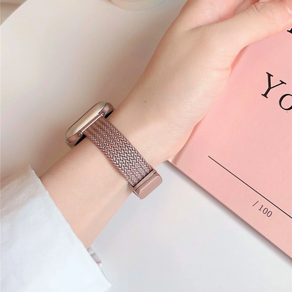 マグネット式 apple watchステンレスバンド 女性 アップルウォッチ 全シリーズ対応 細 ベルト guestcase