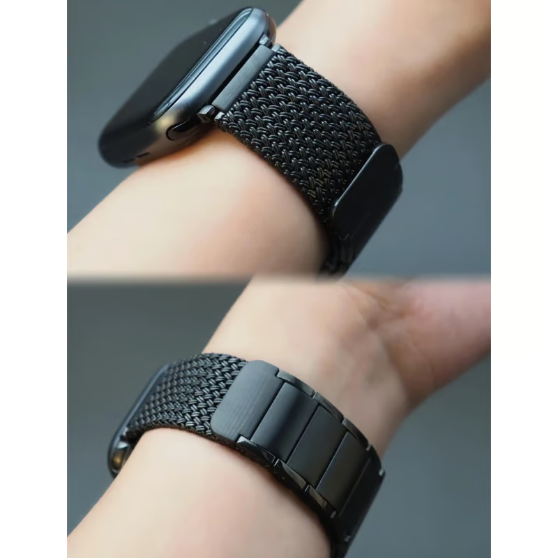 マグネット アップルウォッチバン メッシュデザイン メンズ ビジネス apple watch交換ベルト GETCASE