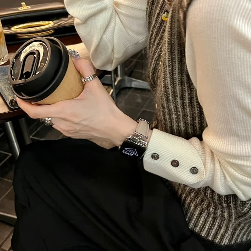 女性向け 本革のアップルウォッチバンド おしゃれ 高級 apple watch 革 バンド GUESTCASE