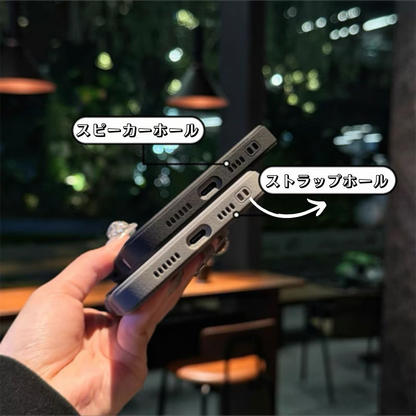 iphoneクリアケース キラキラスタンド付き magsafeケース おしゃれ