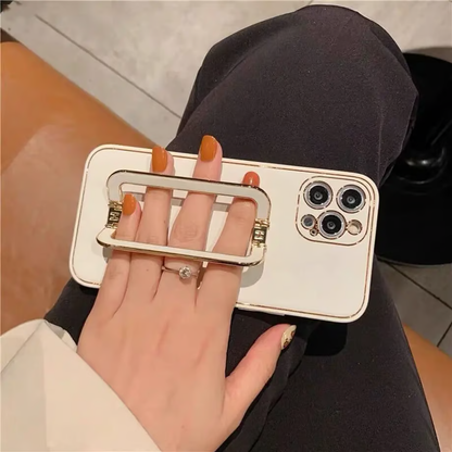iphone スタンド 付き ケース レザー iphone16/15 ケース シンプル 可愛い GETCASE