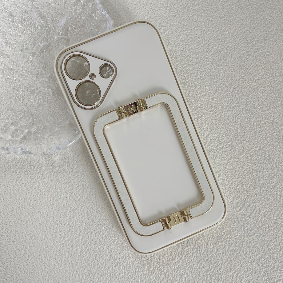iphone スタンド 付き ケース レザー iphone16/15 ケース シンプル 可愛い GETCASE