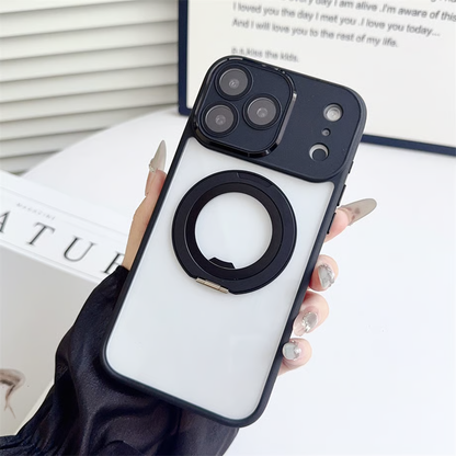 iphone17/17pro ケース おすすめ iphone16/16pro ケース magsafe クリア「カメラ保護フィルム一体型」 guestcase ブラック iPhone17