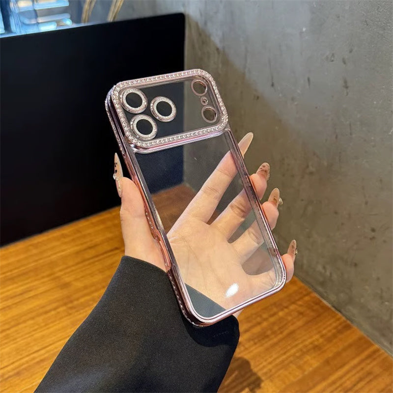 iPhone17/17pro ケース かわいい キラキラ iphoneケース 人気 おしゃれ カメラまで保護 guestcase ピンク iPhone17