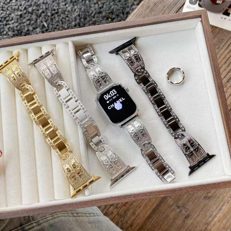 アップルウォッチバンド かわいい キラキラ apple watchバンド S10/S11対応 guestcase