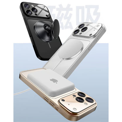 高品質 iphone17/17pro オレンジ に 合う ケース マット・ガラス iphone ケース カメラ 保護 guestcase