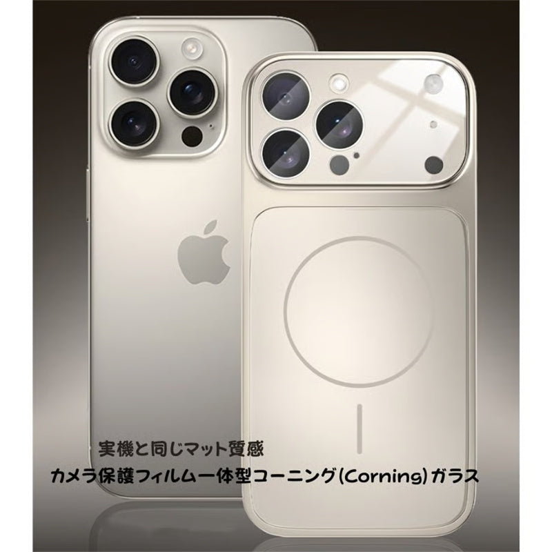 高品質 iphone17/17pro オレンジ に 合う ケース マット・ガラス iphone ケース カメラ 保護 guestcase