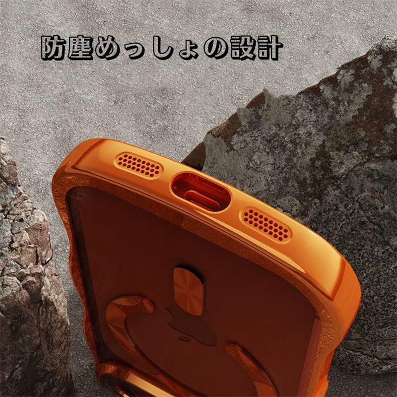 iphone ケース うねうね 透明 iphone17pro マグセーフ 対応 ケース 衝撃に強い